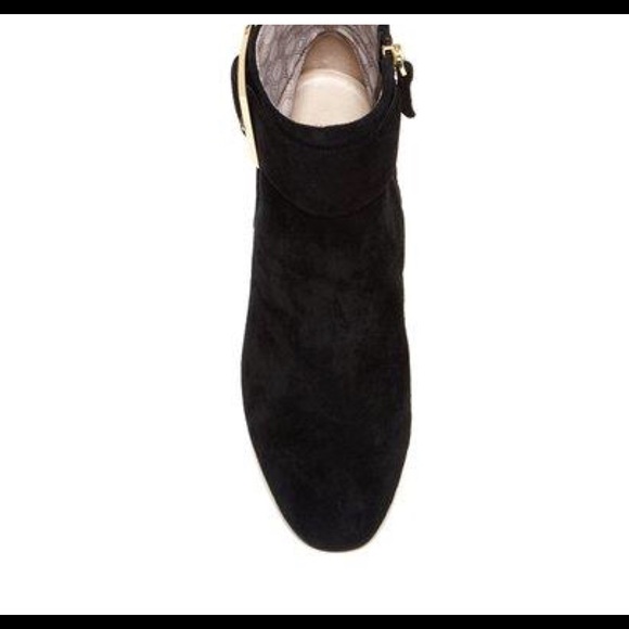 Louise et CieBlack Bootie with Gold Buckle - Picture 3 of 8